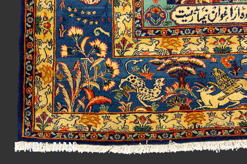 Persian Kashan Rug Part Silk n°:78515436